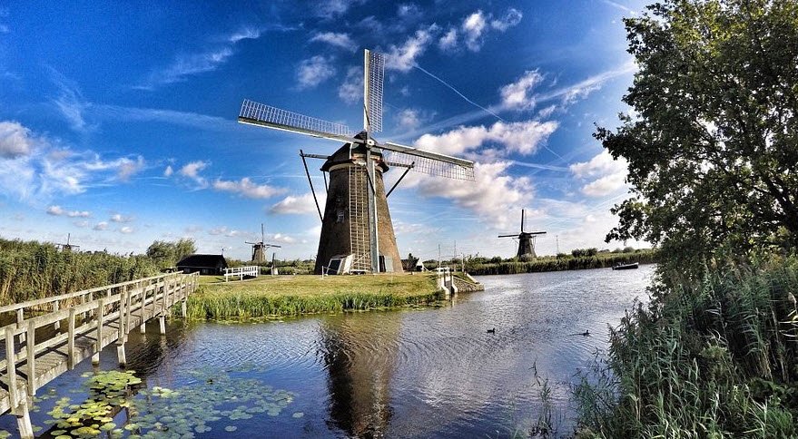 Kinderdijk, Alblasserdam, South Holland, Netherlands